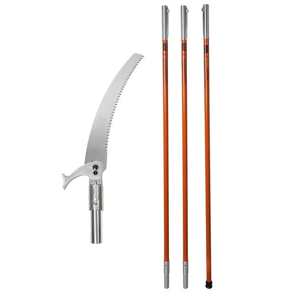 Notch 18 ft. Pole Saw Set with 15-inch Blade - Orange 40207-OR